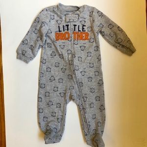 Little Brother footed PJs